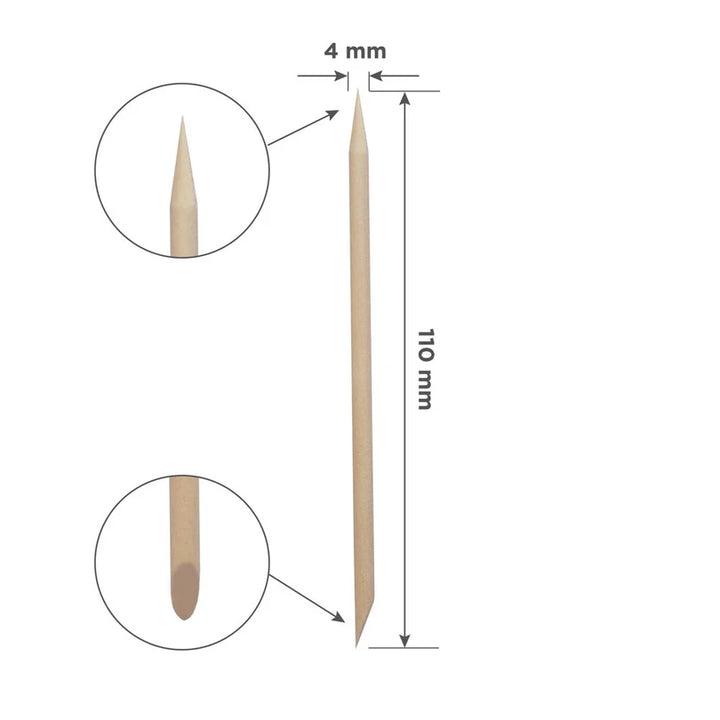 Staleks - Orange Stick EXPERT Wooden 110 mm (100 pcs)