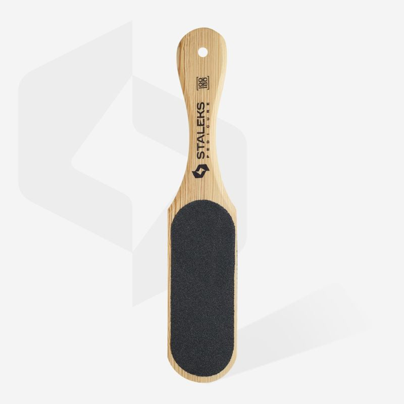 STALEKS BEAUTY & CARE 10 TYPE 1 Double-sided wooden foot file, 100/180 grit