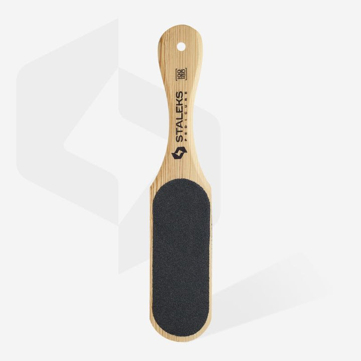 STALEKS BEAUTY & CARE 10 TYPE 1 Double-sided wooden foot file, 100/180 grit