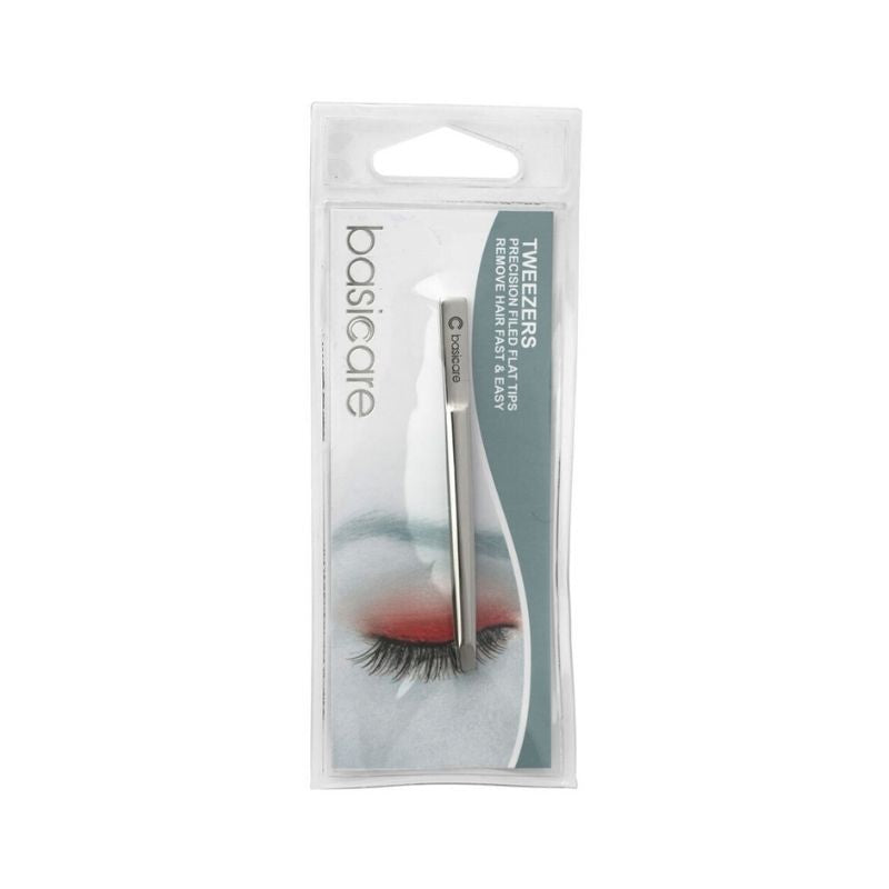 BC - Mirror Polish Slant Tip Tweezer 8cm