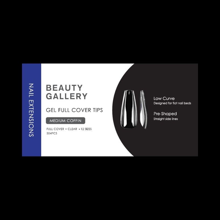 BG Soft Gel Extensions - Full Cover - Medium Coffin