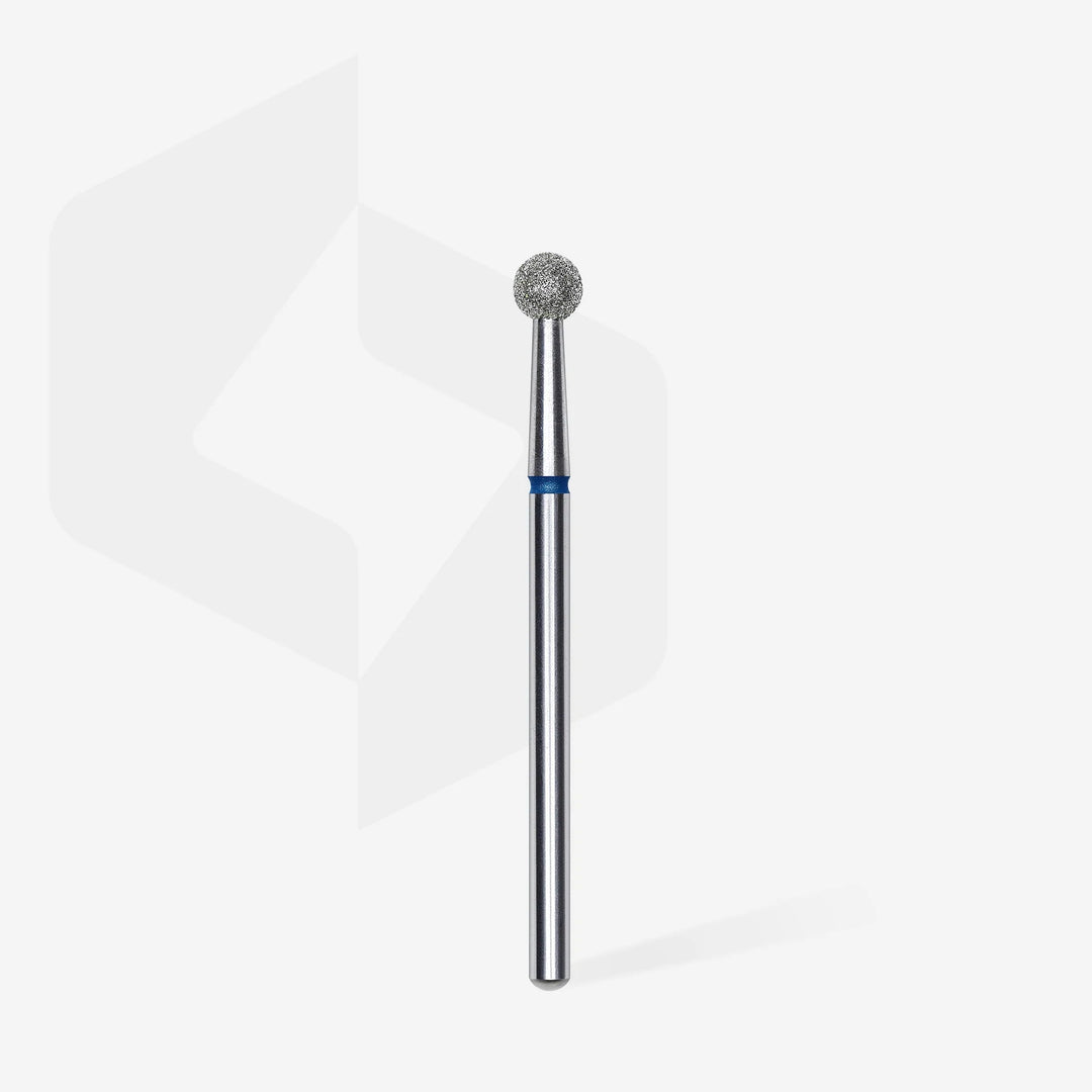 STALEKS EXPERT Diamond nail drill bit ball blue, head diameter 4 mm