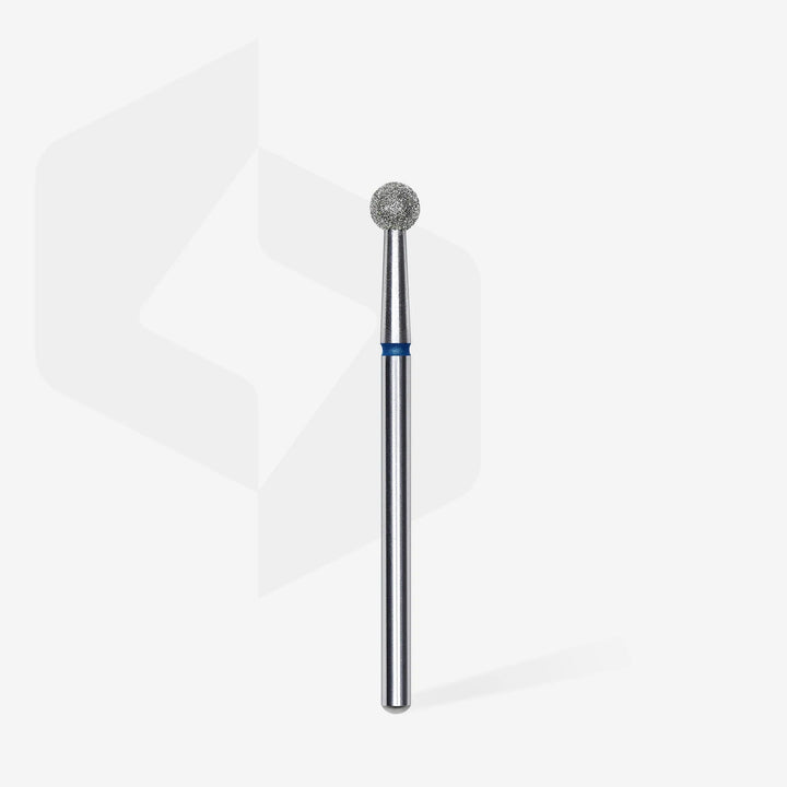 STALEKS EXPERT Diamond nail drill bit ball blue, head diameter 4 mm