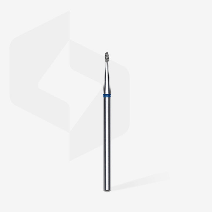 STALEKS EXPERT Diamond nail drill bit rounded bud blue, head diameter 1,2 mm, working part 3 mm