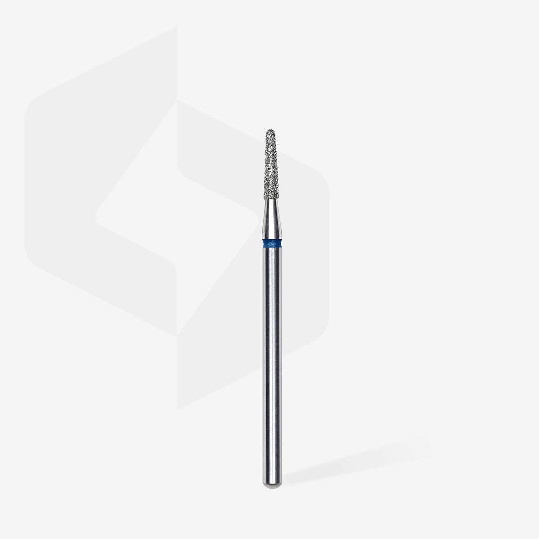 STALEKS EXPERT Diamond nail drill bit frustum blue, head diameter 1,8 mm, working part 8 mm