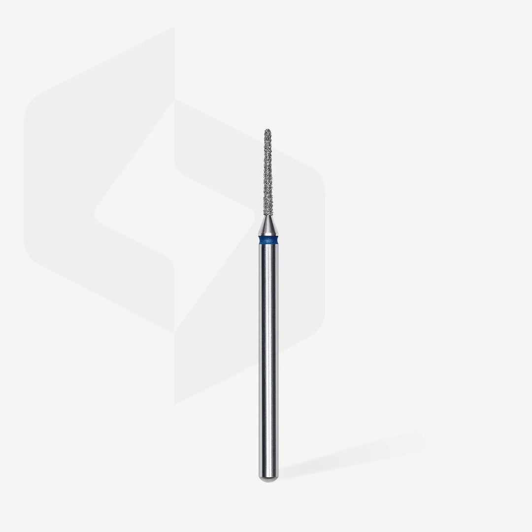 STALEKS EXPERT Diamond nail drill bit needle blue, head diameter 1 mm, working part 10 mm