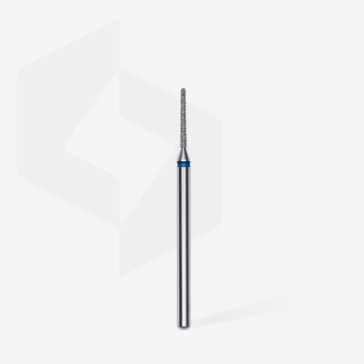 STALEKS EXPERT Diamond nail drill bit needle blue, head diameter 1 mm, working part 10 mm
