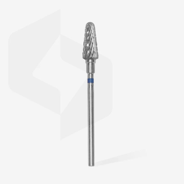 Staleks - Carbide nail drill bit frustum blue EXPERT head diameter 6 mm / working part 14 mm
