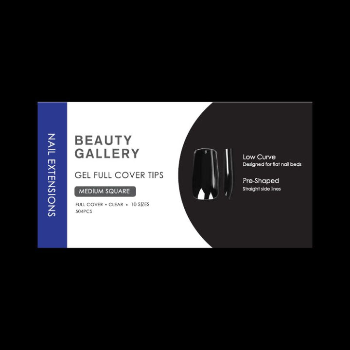 BG Soft Gel Extensions - Full Cover - Medium Square