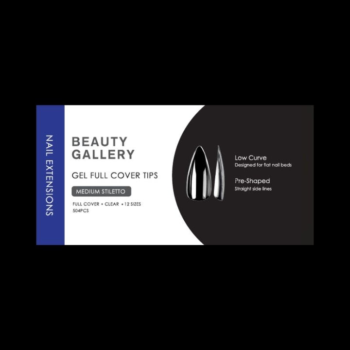 BG Soft Gel Extensions - Full Cover - Medium Stiletto