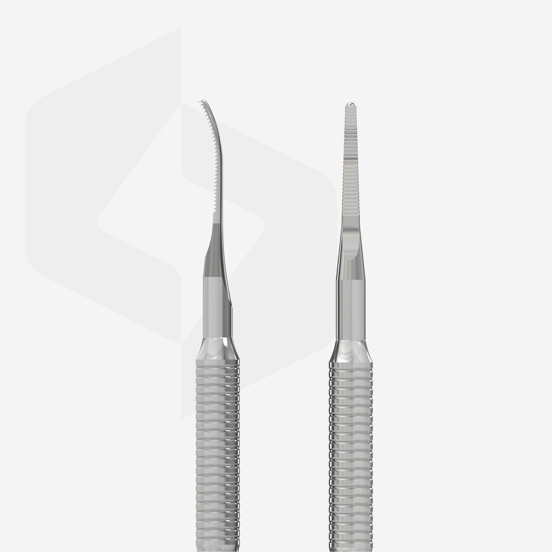 STALEKS EXPERT 60 TYPE 3 Straight nail file and file with a bent end