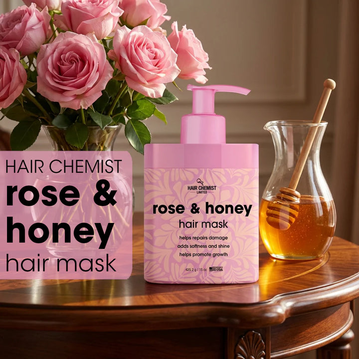Hair Chemist Rose & Honey Hair Mask 425g