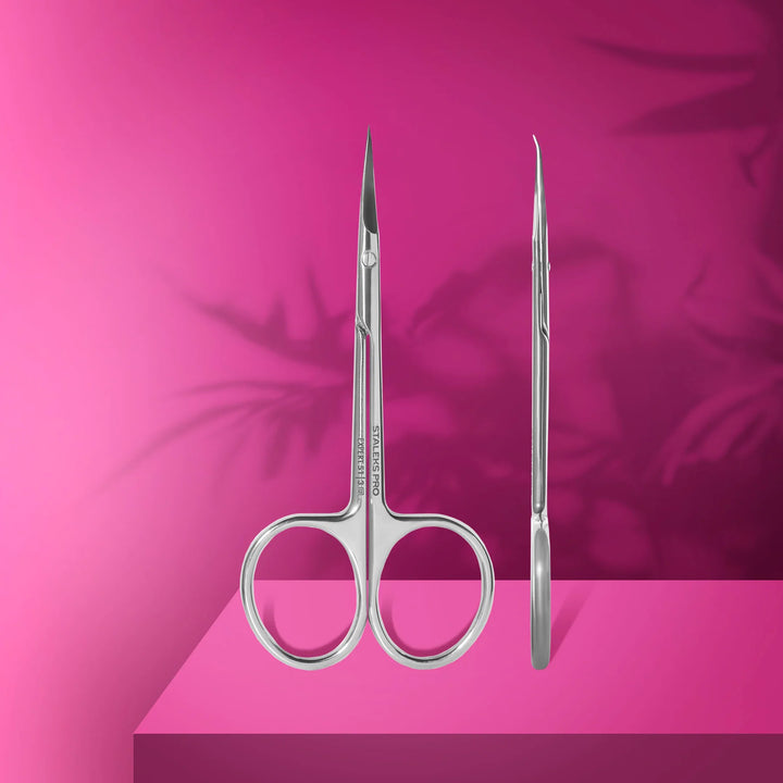 Staleks - Professional Cuticle Scissors with Hook EXPERT 51 TYPE 3