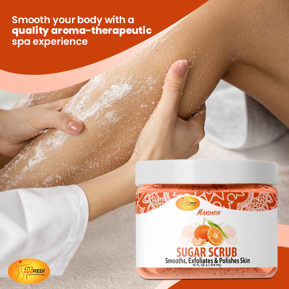 Spa Redi Sugar Scrub Mandarin 473mls