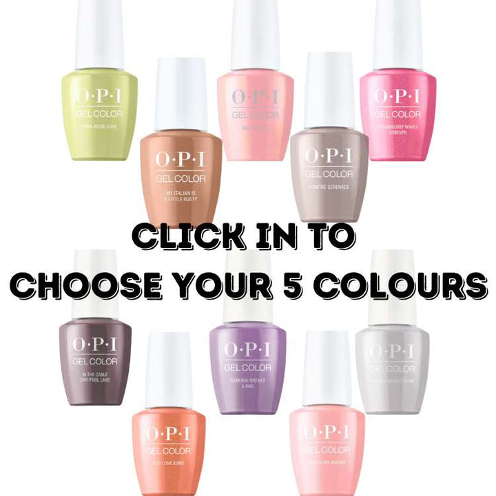 Choose 5 FOR $60 OPI Gel Deal