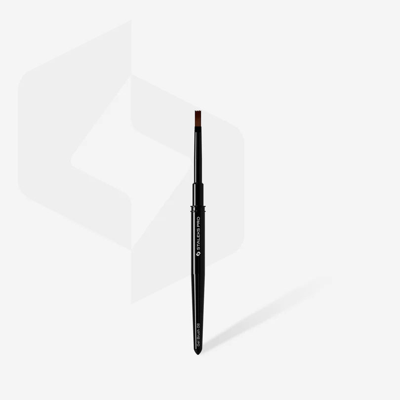 Staleks - Straight brush for gel EXPERT width 6 mm / length 10 mm