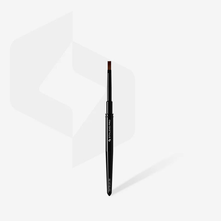 Staleks - Straight brush for gel EXPERT width 6 mm / length 10 mm