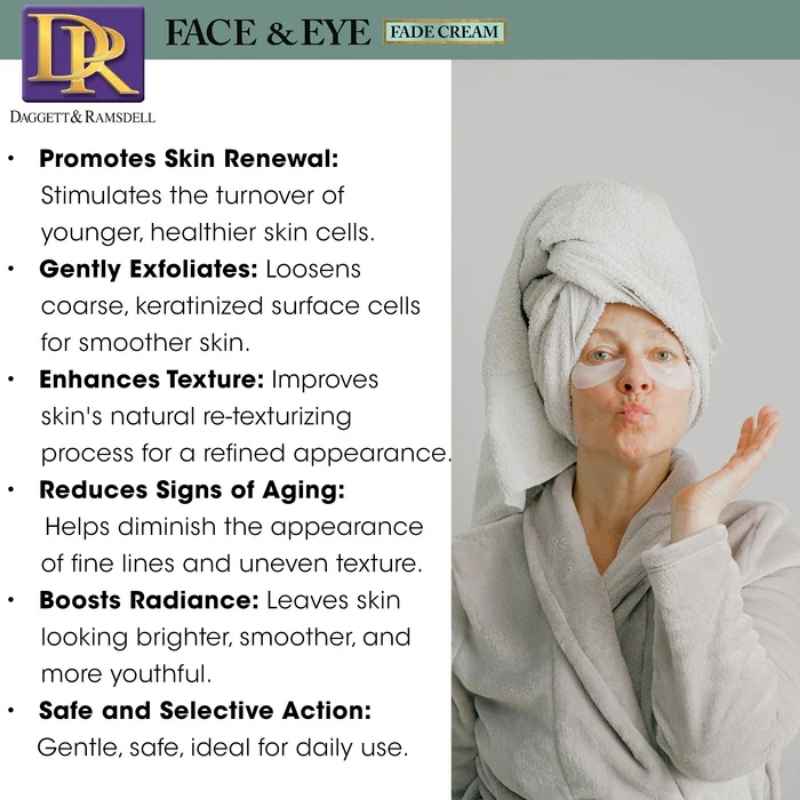 Daggett & Ramsdell Face and Eye Fade Cream with Oligopeptide 2% 113g