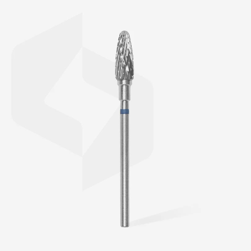 Staleks - Carbide nail drill bit corn blue EXPERT head diameter 5 mm / working part 13 mm