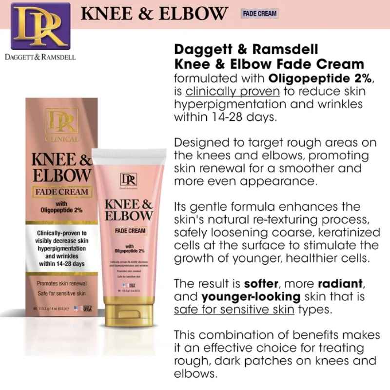 Daggett & Ramsdell Knee and Elbow Fade Cream with Oligopeptide 2% 113g