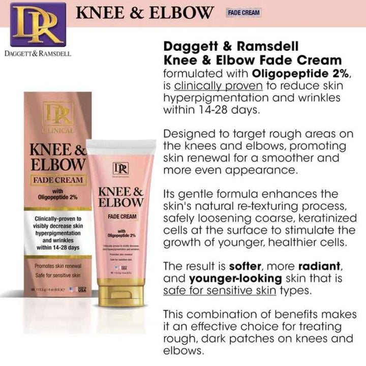 Daggett & Ramsdell Knee and Elbow Fade Cream with Oligopeptide 2% 113g