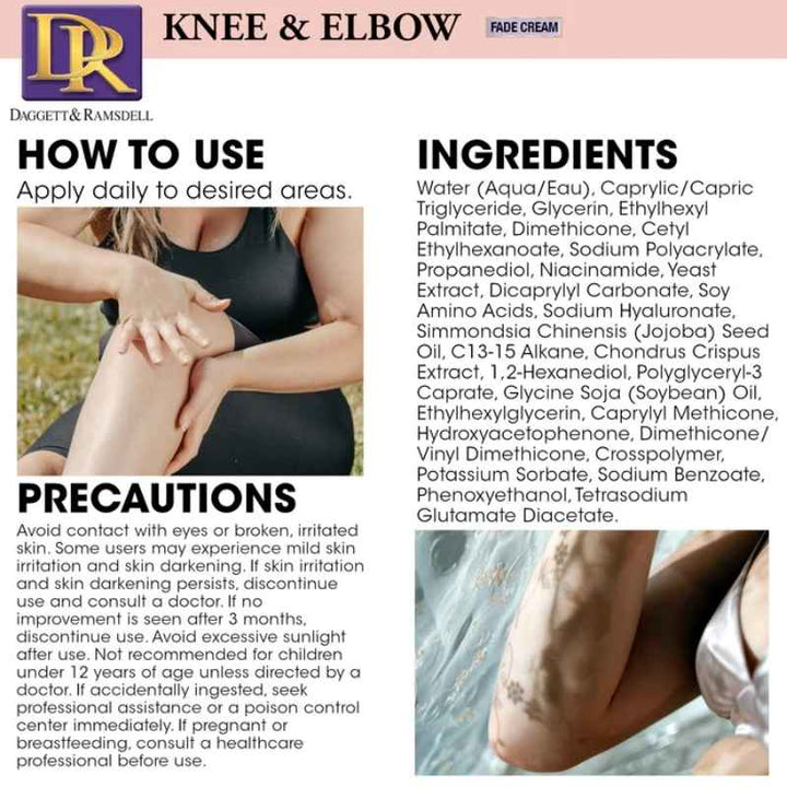 Daggett & Ramsdell Knee and Elbow Fade Cream with Oligopeptide 2% 113g