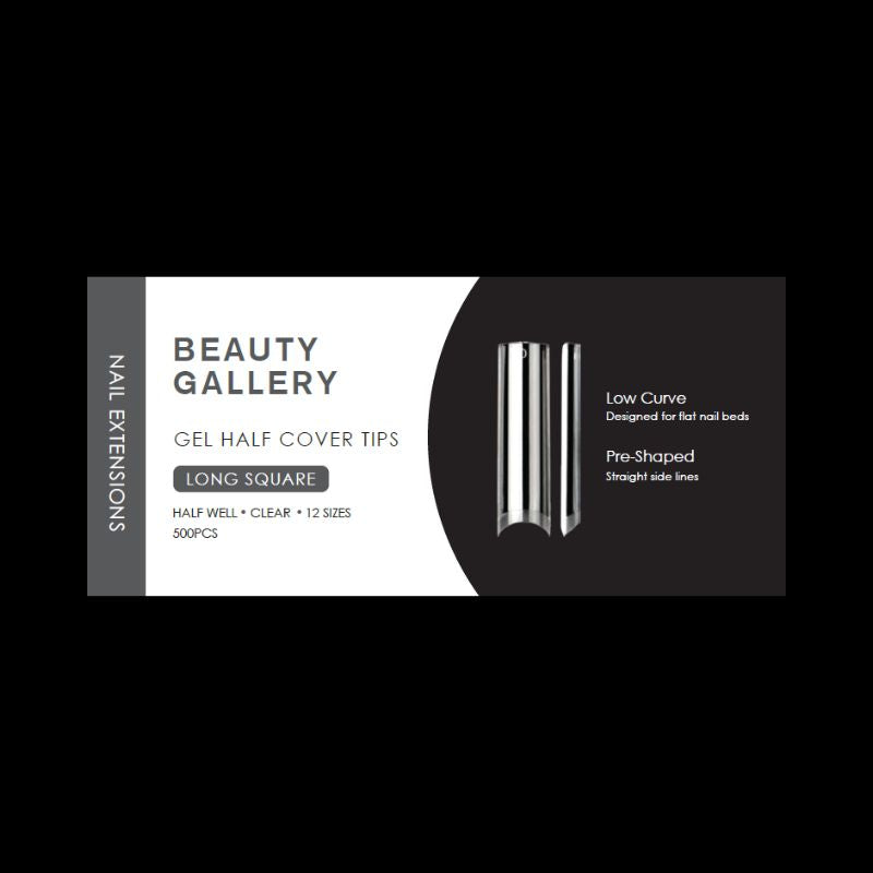 BG Soft Gel Extension Tips - Long Square