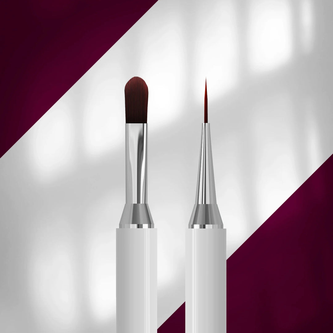STALEKS EXCLUSIVE 06/11 Double-ended gel brush 11 mm / liner 12 mm
