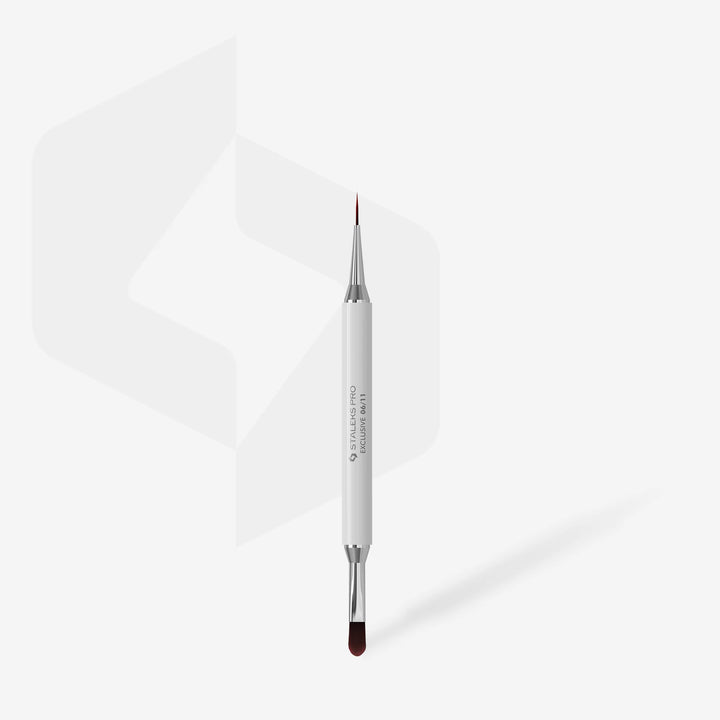 STALEKS EXCLUSIVE 06/11 Double-ended gel brush 11 mm / liner 12 mm