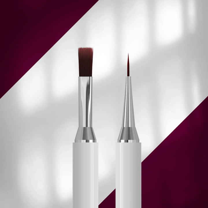 STALEKS EXCLUSIVE 08/03 Double-ended gel brush 10 mm / liner 10 mm