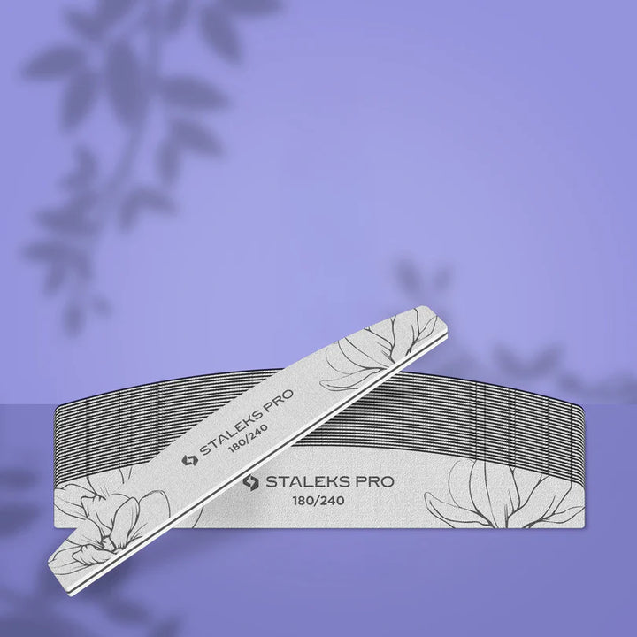 Staleks - Crescent Mineral Nail file EXPERT 40 180/240 grit (25 pcs)