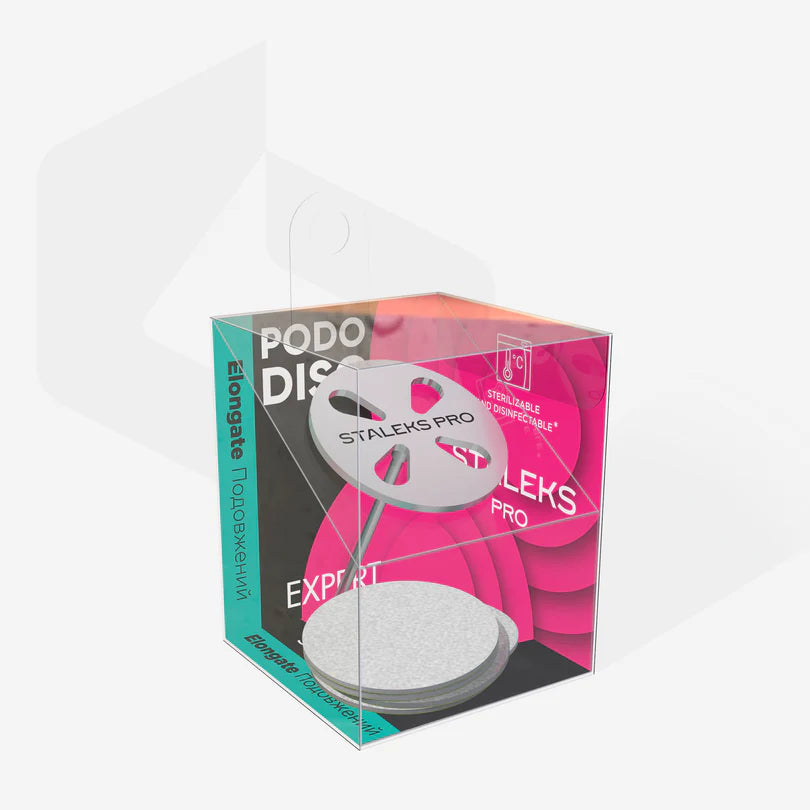 Staleks - Pedicure disc PODODISC L EXPERT and set of disposable files 180 grit 5 pcs (25 mm)