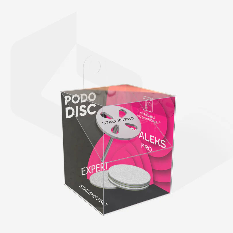 Staleks - Pedicure disc PODODISC M EXPERT and set of disposable files 180 grit 5 pcs (20 mm)
