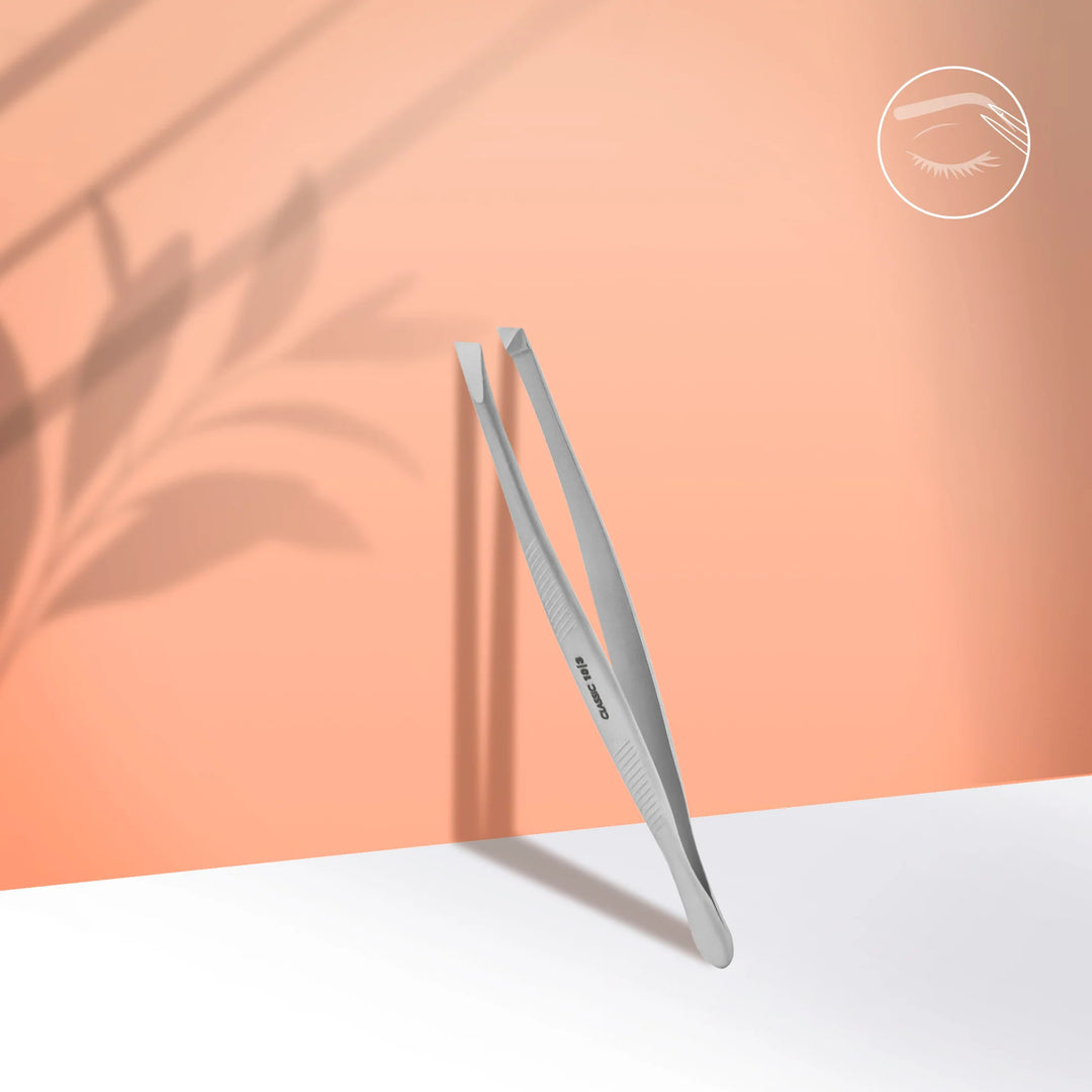 STALEKS BEAUTY & CARE 11 TYPE 3 Eyebrow tweezers wide beveled