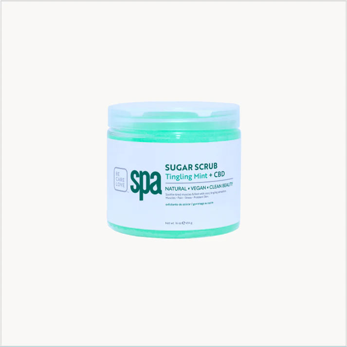 BCL Tingling Mint + CBD Sugar Scrub 450g