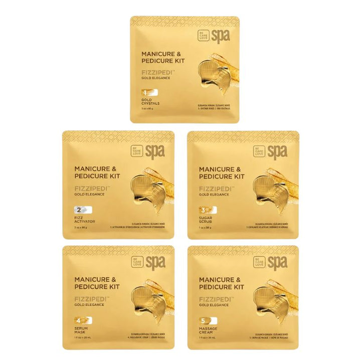 BCL Fizzipedi Gold Elegance 5 Step Box