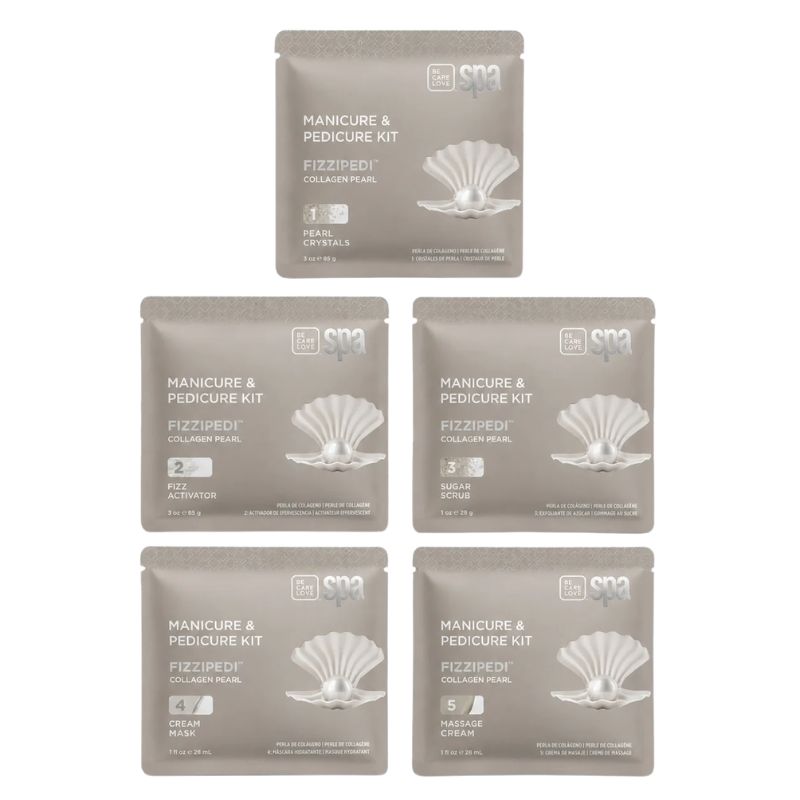 BCL Fizzipedi Collagen Pearl 5 Steps Box