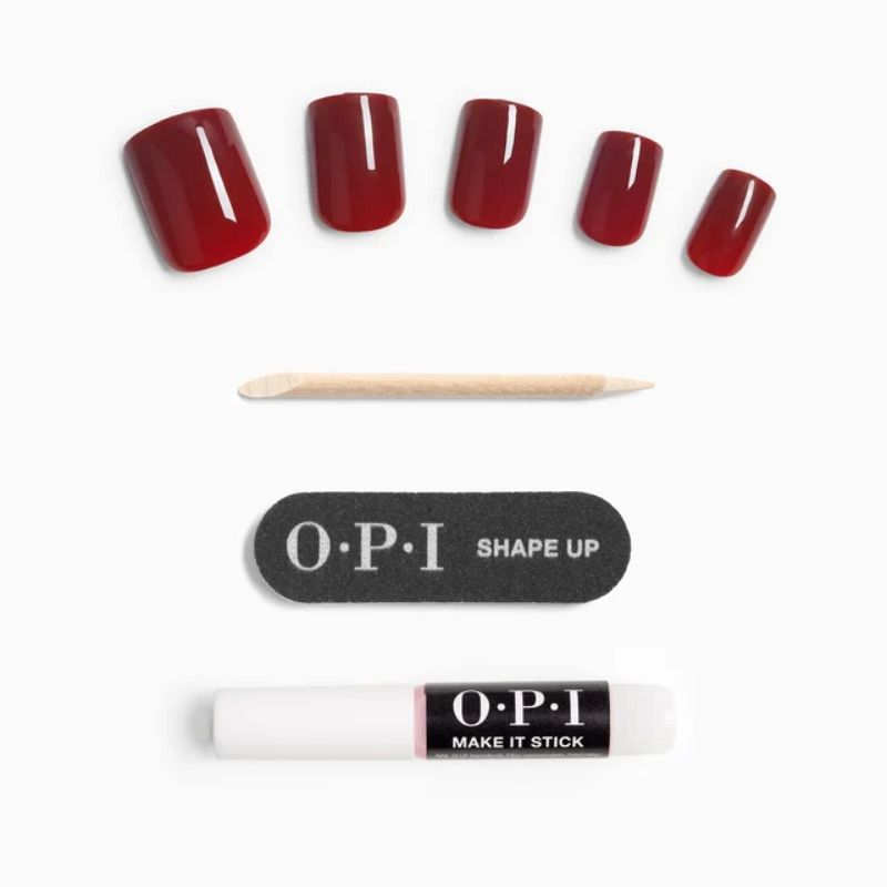 OPI Press On's - Got the Blues for Red