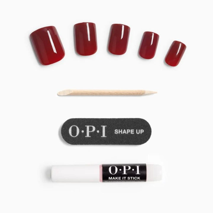 OPI Press On's - Got the Blues for Red