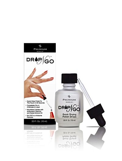 PremiumNails Drop-N-Go - Quick Drying Polish Drops with Dropper