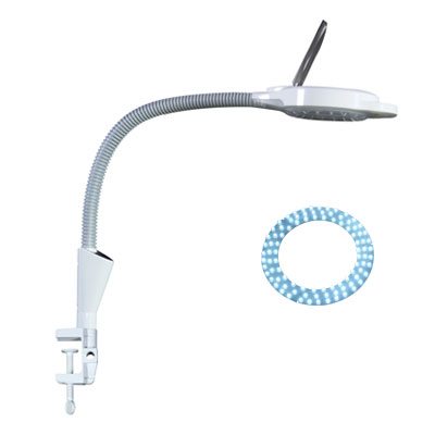 LED Magnifying Lamp On Clamp