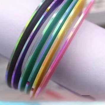 Nail Art Striping Tape - 6 Colors PK