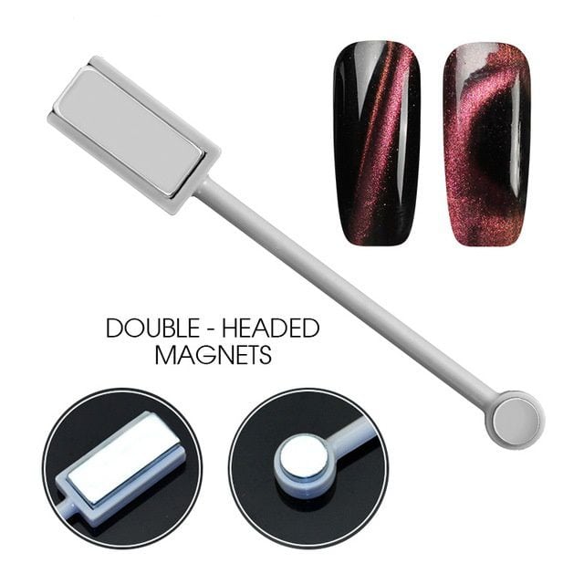 Cat Eye Magnetic Plate - Grey Double Ends