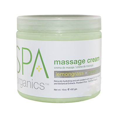 BCL Lemongrass + Green Tea - Massage Cream 450g