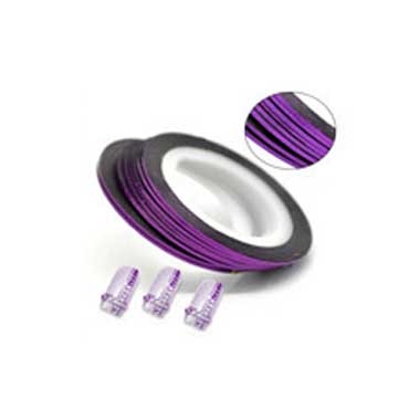 Nail Art Striping Tape - Purple 1mm